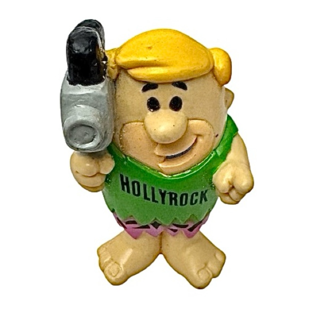 Vintage 1992 Flintstones Barney Rubble PVC Figure Video Camera Toy 3.25”